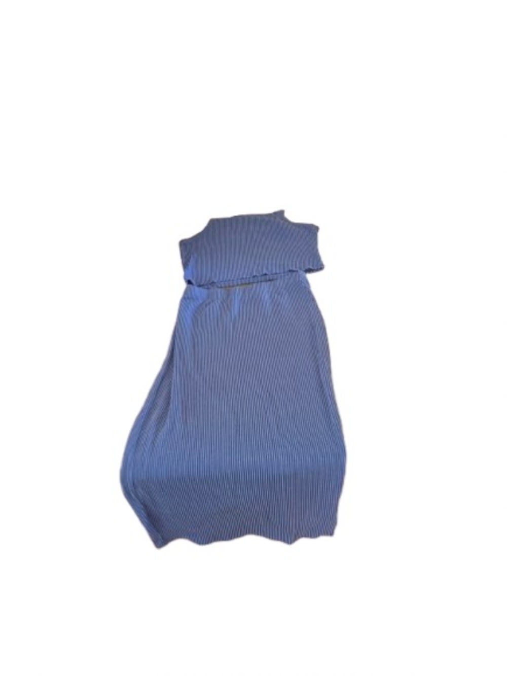 No Boundaries Blue Ribbed Midi Dress